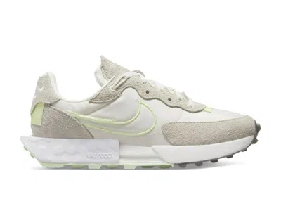 Pre-owned Nike Fontanka Waffle (women's) Sneakers In Phantom/citron Tint/lt Orewoodd Brown In Multi