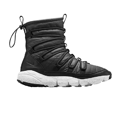Pre-owned Nike Foostscape Route Sneakerboot In Black