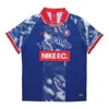 Nike Football Series Lapel Sport Casual Short Sleeved Polo Shirt Men's Blue