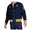 Nike Football Varsity Jacket 'paris Saint-germain Authentics' In Blue