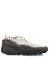 Nike Air Footscape Woven Webbing Suede Sneakers In Beige