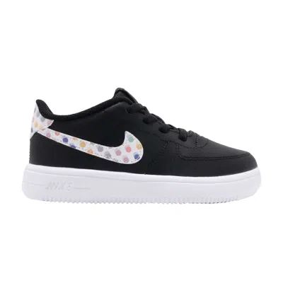 Pre-owned Nike Force 1 18 Print Td 'black' | Kid's Size 8