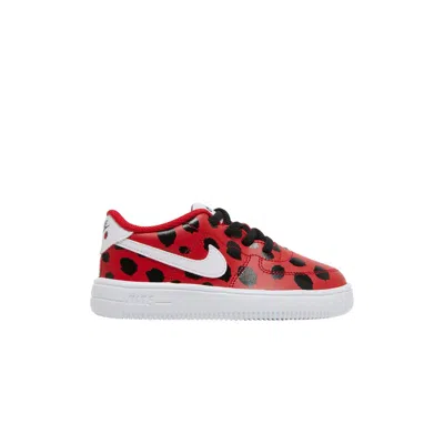 Pre-owned Nike Force 1 '18 Se Td 'ladybug' | Red | Infant Size 5