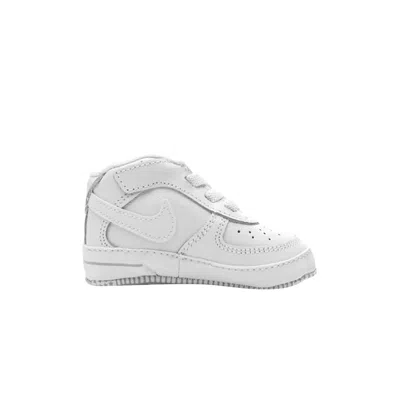 Pre-owned Nike Force 1 Cb 'triple White' | Infant Size 3