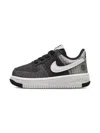 Nike Force 1 Crater "grid" Sneakers In Black