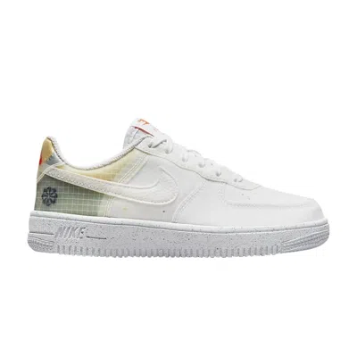 Pre-owned Nike Force 1 Crater Ps 'move To Zero - White Orange' | Kid's Size 12