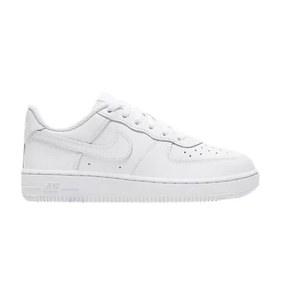 Pre-owned Nike Force 1 Le Ps 'triple White' | Kid's Size 3.5