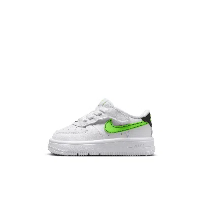 Nike Kids' Boys  Air Force 1 Low Easyon In White/green Strike/black
