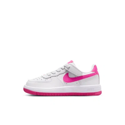 Nike Babies' Force 1 Low Easyon Little Kids' Shoes In White