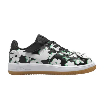 Pre-owned Nike Force 1 Low Easyon Lv8 Ps 'flower Power' | Black | Kid's Size 8