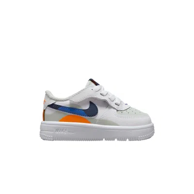 Pre-owned Nike Force 1 Low Easyon Lv8 Td 'upside Down' | White | Infant Size 5