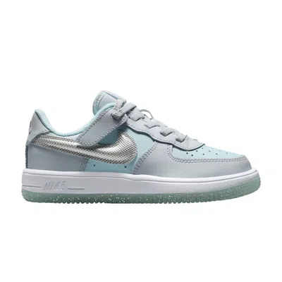 Pre-owned Nike Force 1 Low Easyon Ps 'pure Platinum Glacier Blue' | Kid's Size 2.5