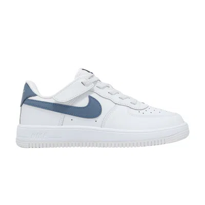 Pre-owned Nike Force 1 Low Easyon Ps 'white Thunderstorm' | Kid's Size 1