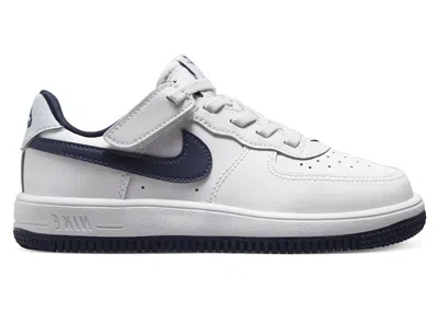 Pre-owned Nike Force 1 Low Easyon Sneakers In White/football Grey/midnight Navy Blue