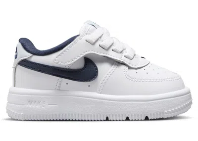 Pre-owned Nike Force 1 Low Easyon Sneakers In White/football Grey/midnight Navy Blue In Multi