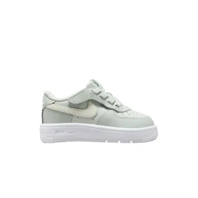 Pre-owned Nike Force 1 Low Easyon Td 'light Silver' | Green | Infant Size 7