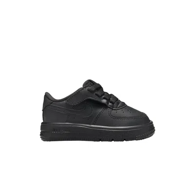 Pre-owned Nike Force 1 Low Easyon Td 'triple Black' | Infant Size 5