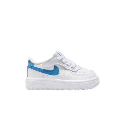 Pre-owned Nike Force 1 Low Easyon Td 'white Blue Beyond' | Infant Size 6
