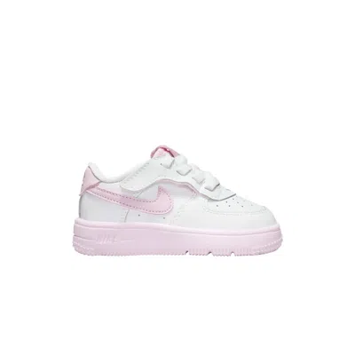 Pre-owned Nike Force 1 Low Easyon Td 'white Pink Foam' | Infant Size 7