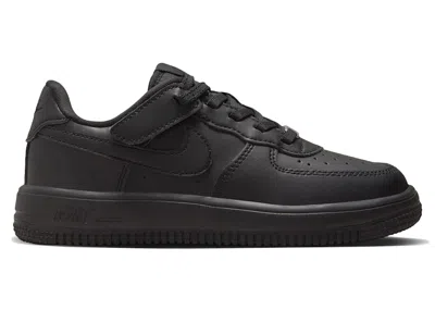 Pre-owned Nike Force 1 Low Easyon Triple Sneakers In Black