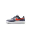 Nike Force 1 Low Little Kids' Shoes In Gray