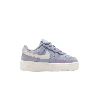 Pre-owned Nike Force 1 Low Lv8 2 Td 'ghost Sail' | Blue | Infant Size 6
