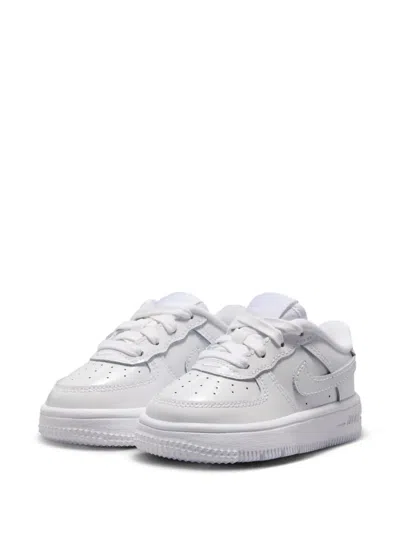 Nike Kids' Force 1 Low Patent-leather Sneakers In White