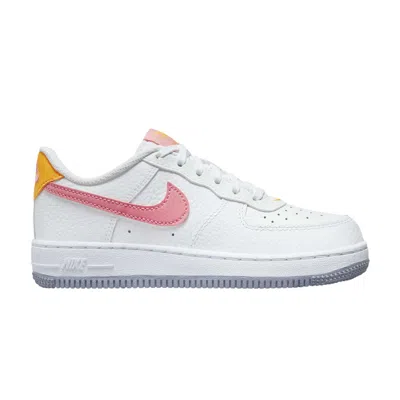 Pre-owned Nike Force 1 Low Ps 'white Coral Chalk' | Kid's Size 2