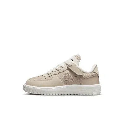 Nike Force 1 Low Se Easyon Little Kids' Shoes In Brown