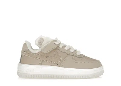 Pre-owned Nike Force 1 Low Se Easyon Pale Ivory Sneakers In Sanddrift/sail/dark Raisin