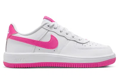 Pre-owned Nike Force 1 Low Sneakers In White/laser Fuchsia In Multi