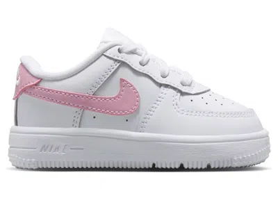 Pre-owned Nike Force 1 Low Sneakers In White/medium Soft Pink In Multi