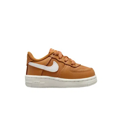 Pre-owned Nike Force 1 Lv8 2 Td 'monarch Canvas' | Brown | Infant Size 2