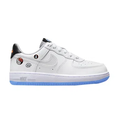 Pre-owned Nike Force 1 Lv8 3 Ps 'happy Hoops' | White | Kid's Size 3