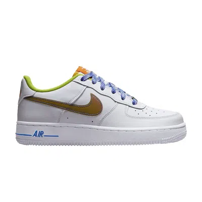 Pre-owned Nike Force 1 Lv8 Gs 'white Multi' | Kid's Size 7