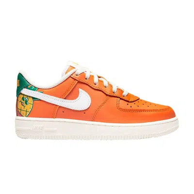 Pre-owned Nike Force 1 Lv8 Ps 'pineapple' | Orange | Kid's Size 3