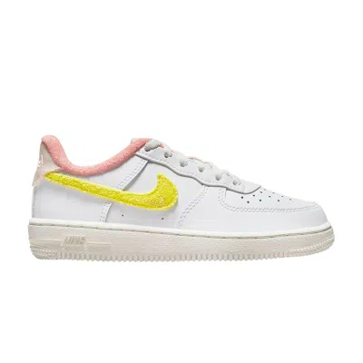 Pre-owned Nike Force 1 Lv8 Ps 'white Yellow Strike' | Kid's Size 11