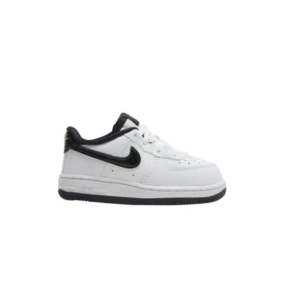 Pre-owned Nike Force 1 Lv8 Td 'cracked - White Black' | Infant Size 9