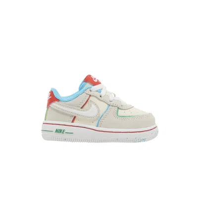 Pre-owned Nike Force 1 Lv8 Td 'holiday Cookies' | Cream | Infant Size 4