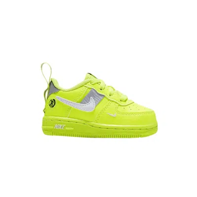 Pre-owned Nike Force 1 Lv8 Utility Td 'volt' | Yellow | Infant Size 4