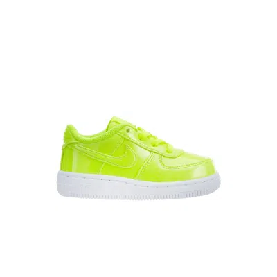 Pre-owned Nike Force 1 Lv8 Uv Td 'volt' | Yellow | Infant Size 9
