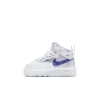 Nike Force 1 Mid Easyon Baby/toddler Shoes In Grey