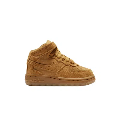 Pre-owned Nike Force 1 Mid Lv8 Td 'wheat' | Brown | Infant Size 5
