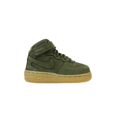 Pre-owned Nike Force 1 Mid Wb Td 'medium Olive' | Green | Infant Size 7