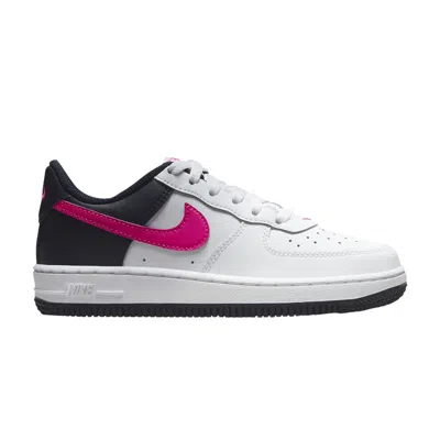 Pre-owned Nike Force 1 Ps 'white Obsidian Pink' | Kid's Size 10.5