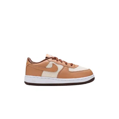 Pre-owned Nike Force 1 Qs Td 'acorn' | Brown | Infant Size 6