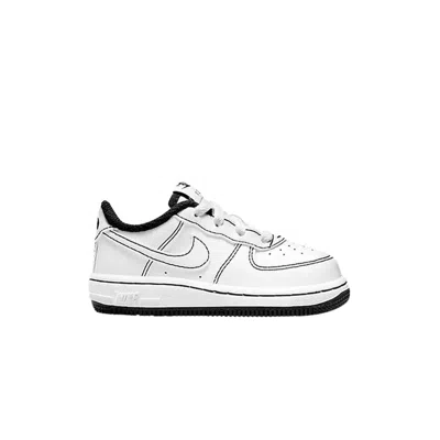 Pre-owned Nike Force 1 Td 'contrast Stitch - White Black' | Infant Size 9