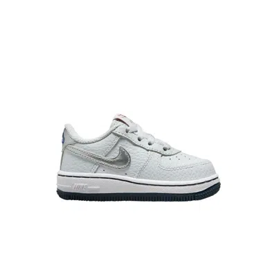 Pre-owned Nike Force 1 Td 'pure Platinum Barely Grape' | White | Infant Size 5