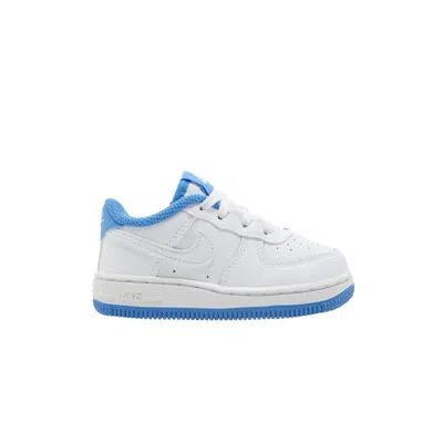 Pre-owned Nike Force 1 Td 'white Light Photo Blue' | Infant Size 2