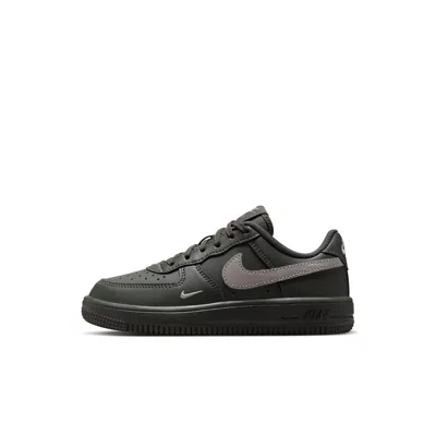 Nike Force 1 Tech Essential Little Kids' Shoes In Black